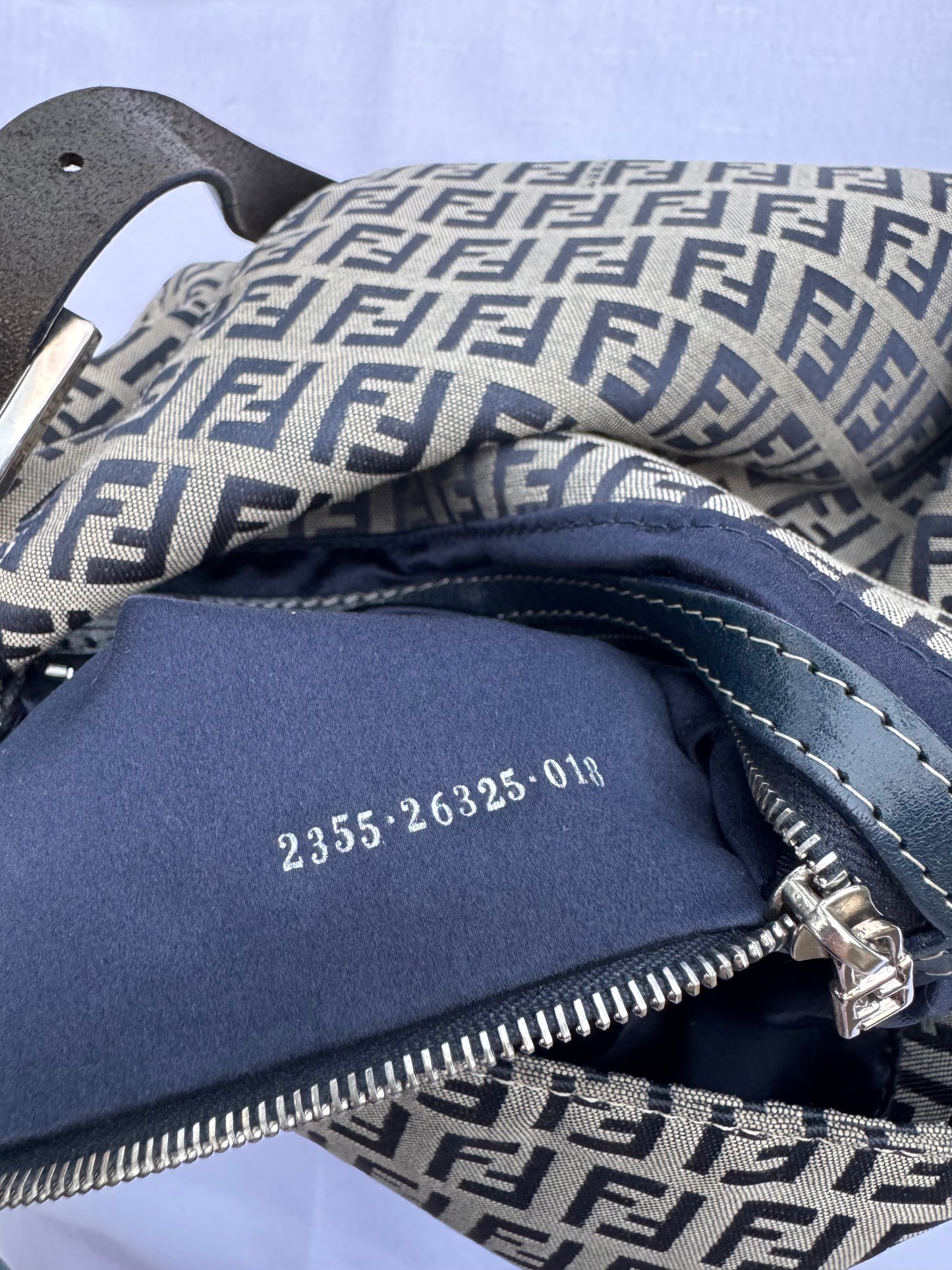 Authentic Fendi Zucchino Mama Baguette