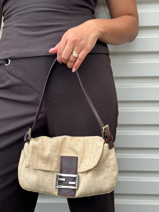 Authentic Fendi Zucca Baguette
