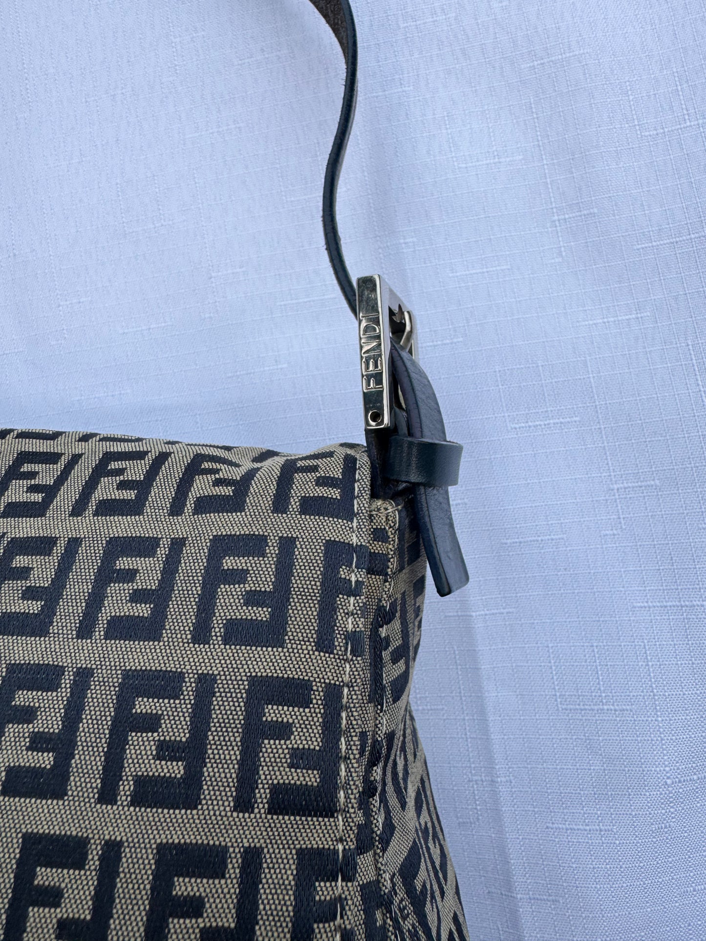 Authentic Fendi Zucchino Mama Baguette