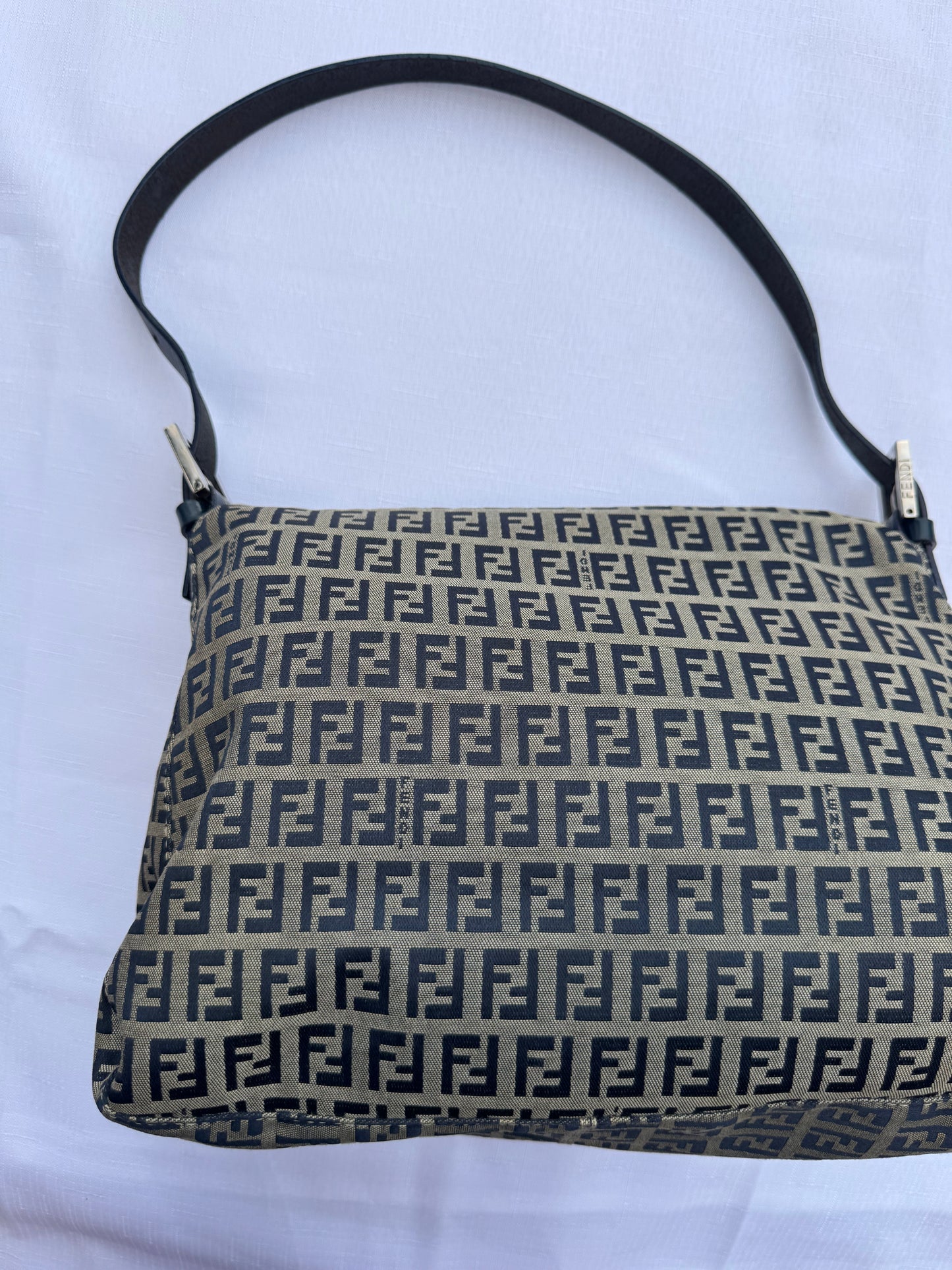 Authentic Fendi Zucchino Mama Baguette
