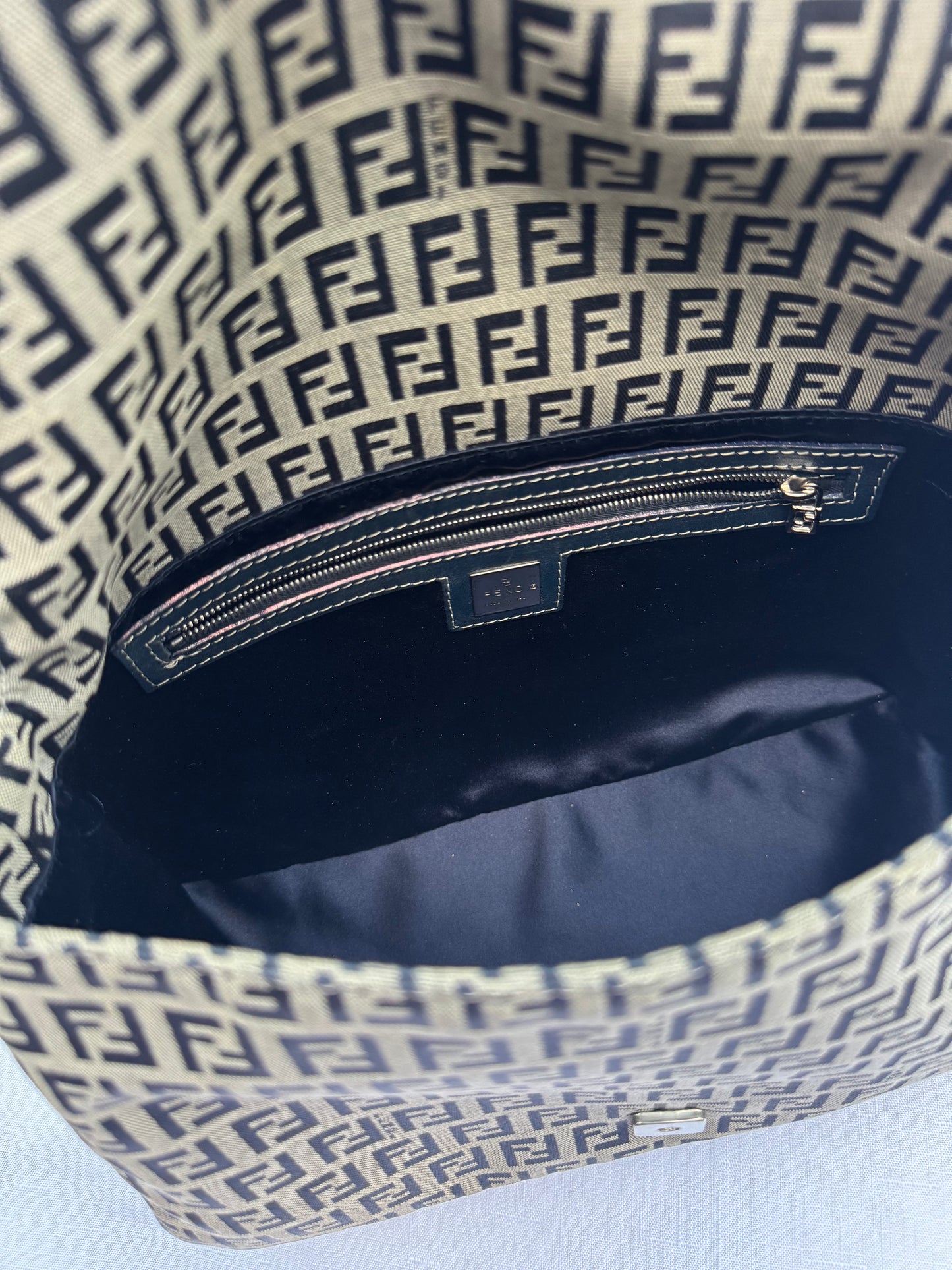 Authentic Fendi Zucchino Mama Baguette