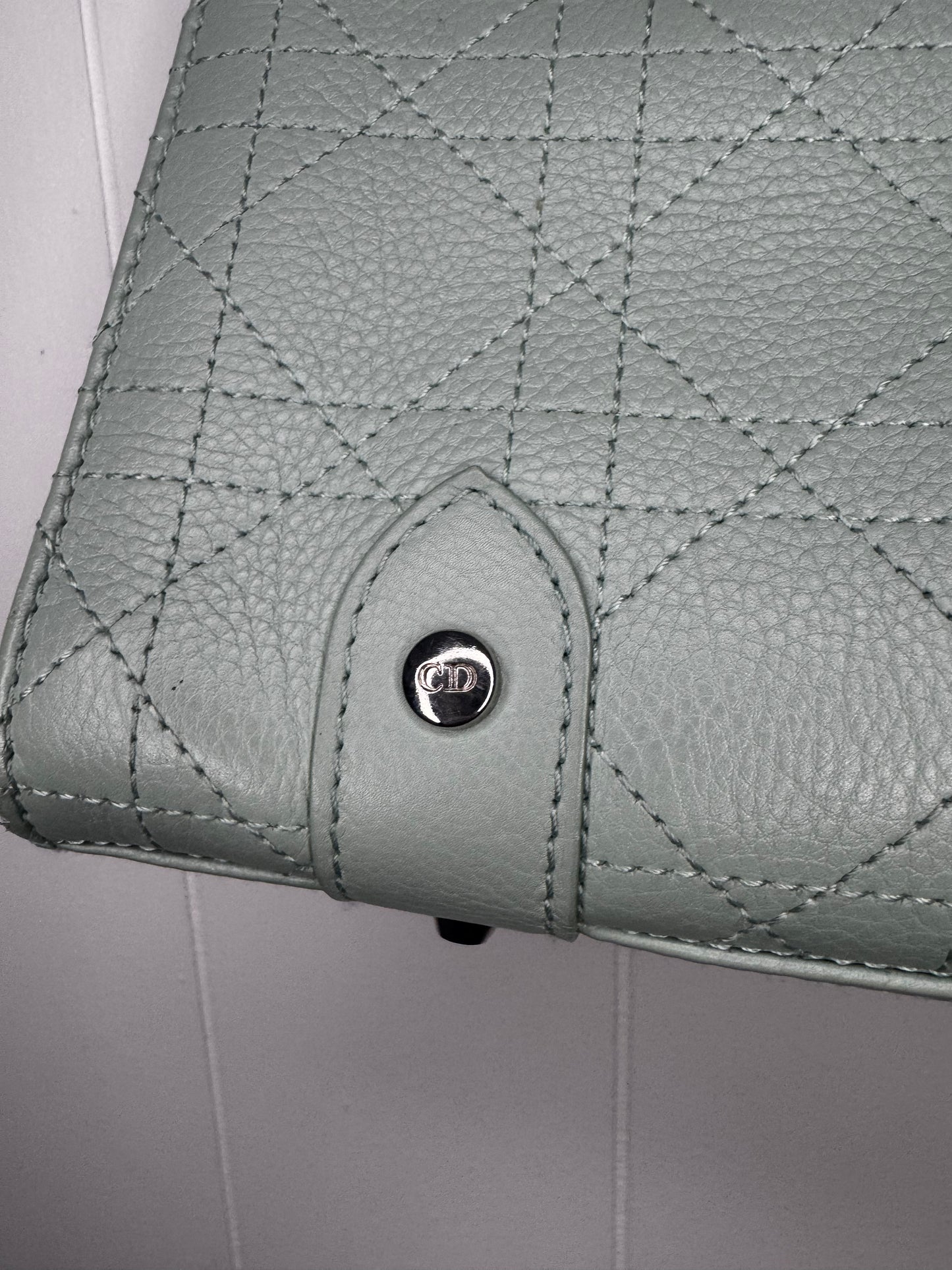 Preloved Christian Dior East West Lady Dior Cannage Leather