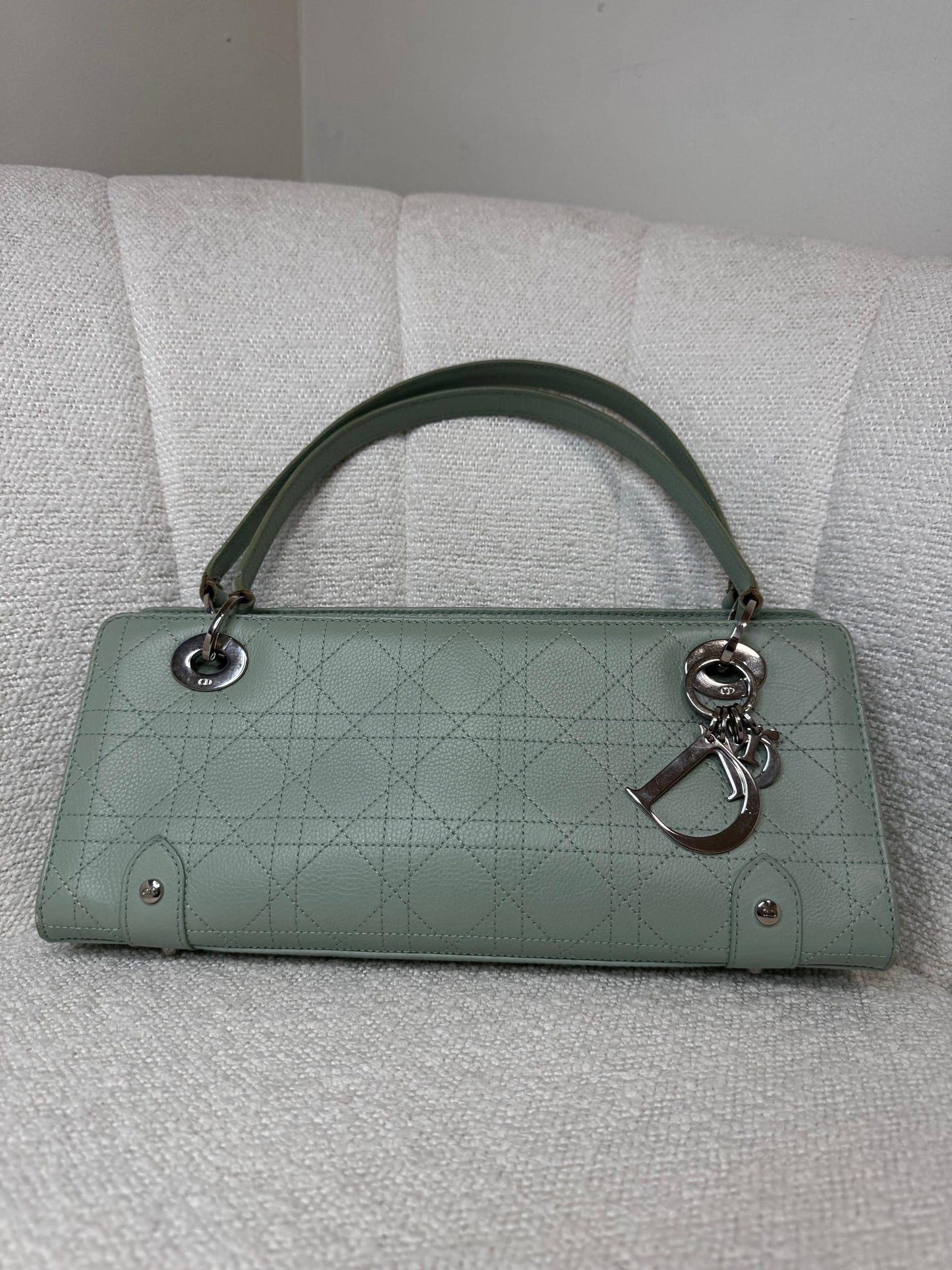 Preloved Christian Dior East West Lady Dior Cannage Leather